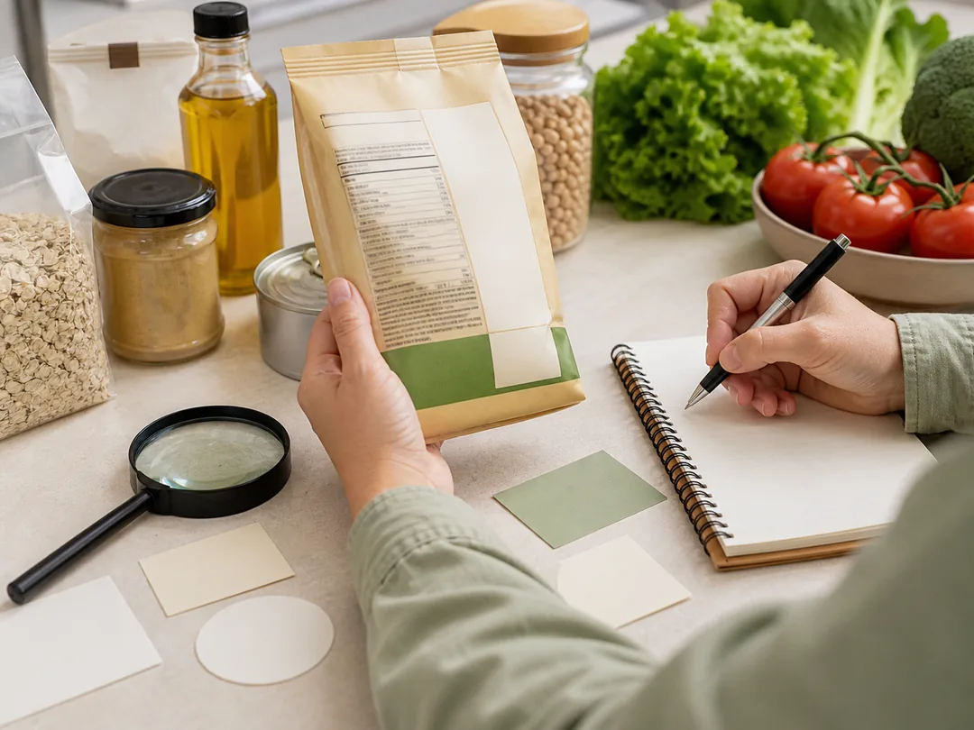 Lettura delle etichette e appunti di educazione alimentare